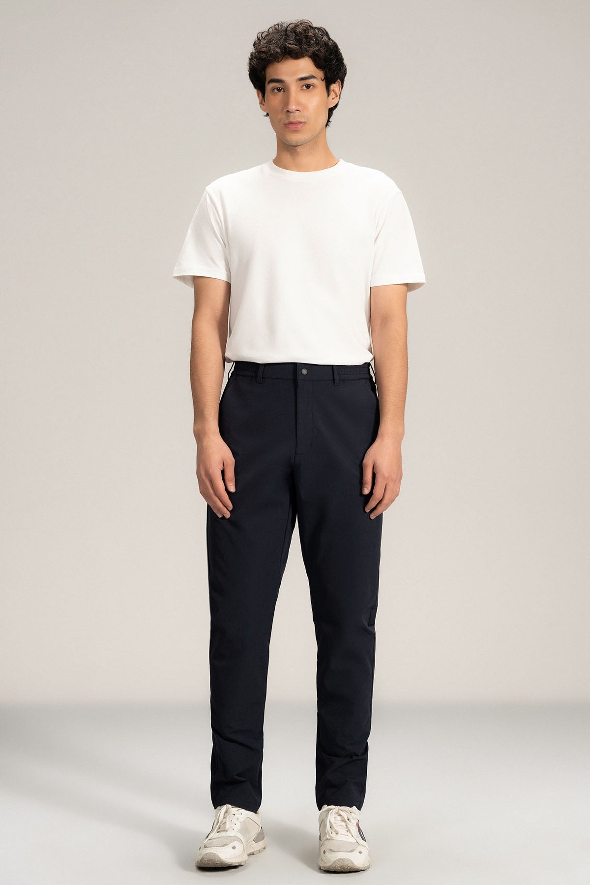 TECH PANT WITH ELASTICATED WAISTBAND