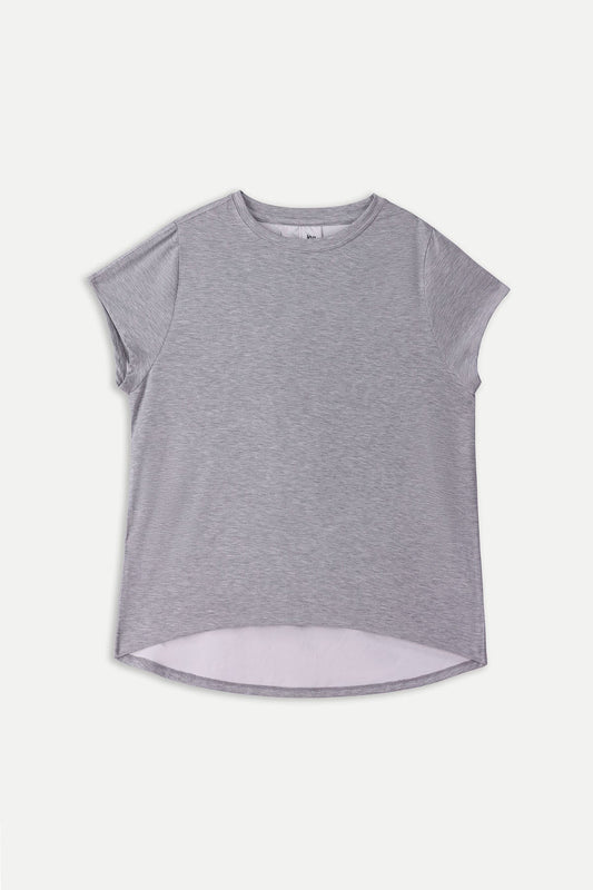 DROP HEM TEE-CLOUDLUX